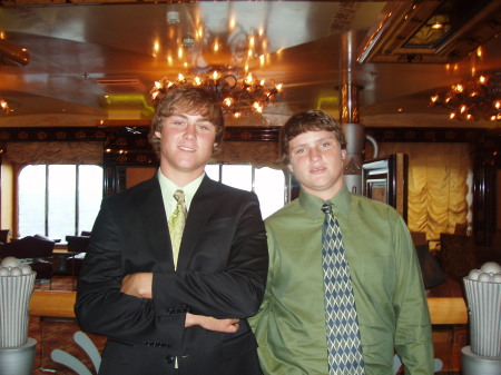 My handsome sons--summer vacation 2009