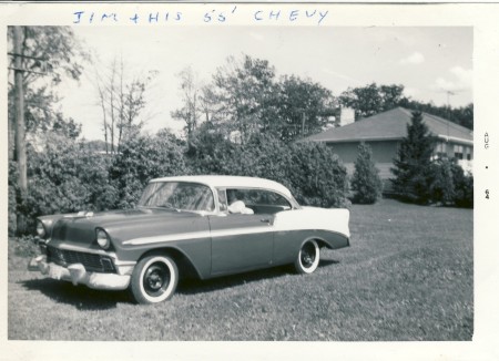 Jim and his 55 Chevy