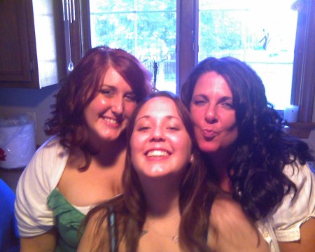 My daughters Melissa, Meghan, and me