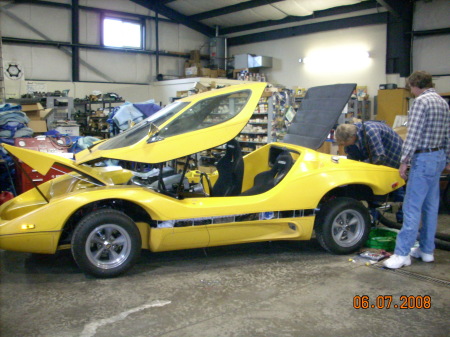 Bill (brother) & I mySterling kit car project