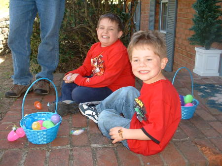 My Grandsons at Easter