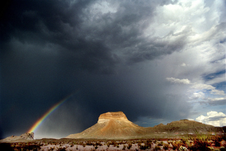 STORM AT BIG BEND N.P.