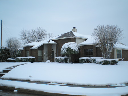 snow  in dallas (allen) tx