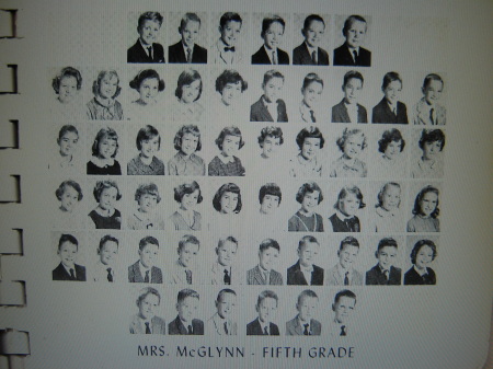 Mrs. McGlynn-5th grade, taken 1961