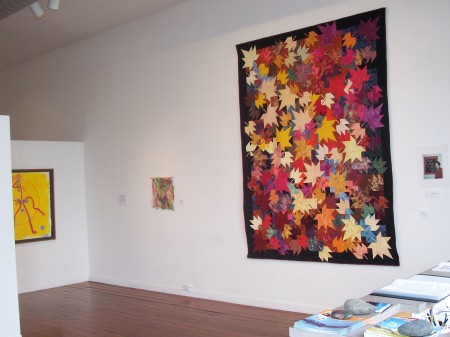 Installation photograph of Nanc's work.