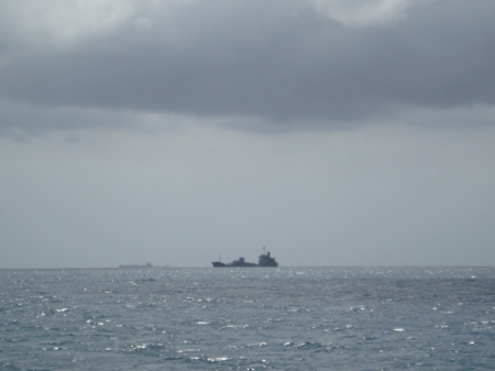 Ships guarding Aruba