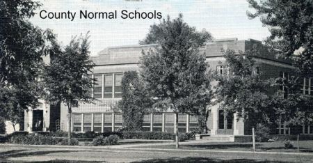 Old photo of the Waushara County Normal School