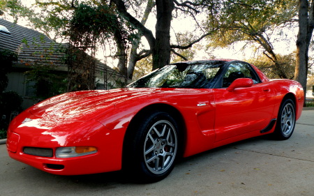 Ron's Z06 Corvette in Torch Red