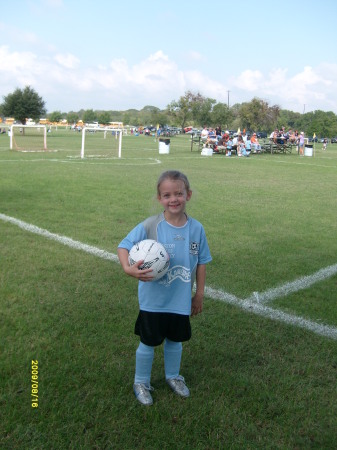 Hayven - our soccer player 2009