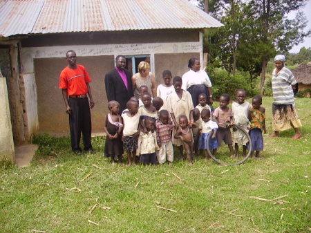 Children at the church near Bungoma