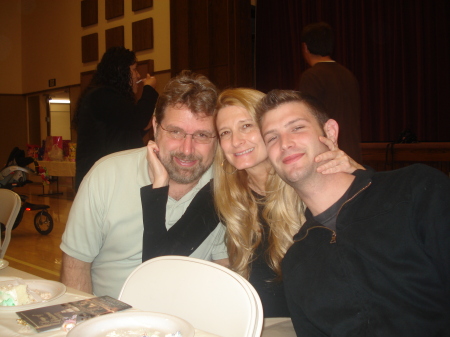 Pam, My youngest son Chaunce, and myself.