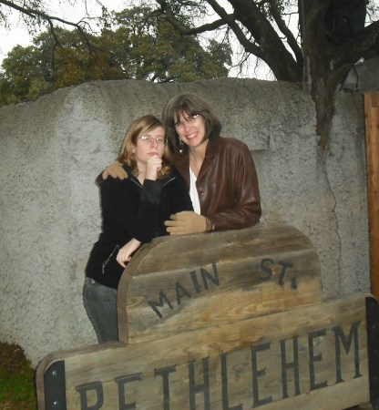 Elizabeth and I in Burnet, Christmas 2009