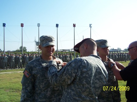 Dustin Graduating Airborne School