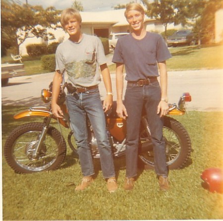 larry Currie and myself, 1970