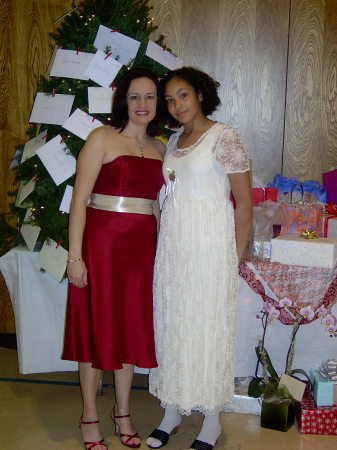 Zara & her baby sister Rejeana Dec 2007