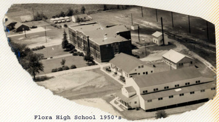 flora high school 1950's
