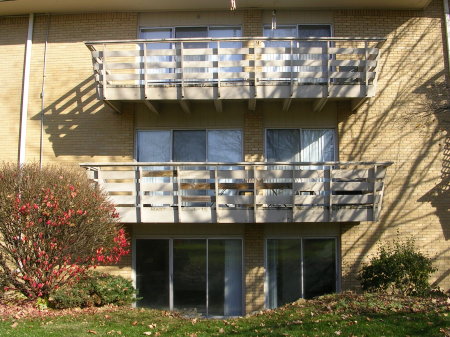 Balcony of apartment