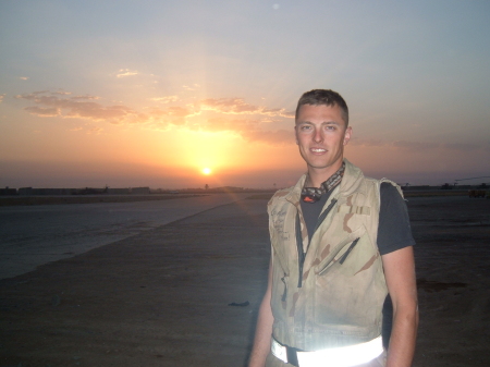 My son Micheal in Iraq, 3 month more