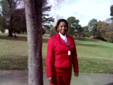 my mother after church