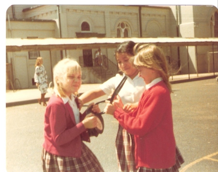 St Maurice School Yard 1979