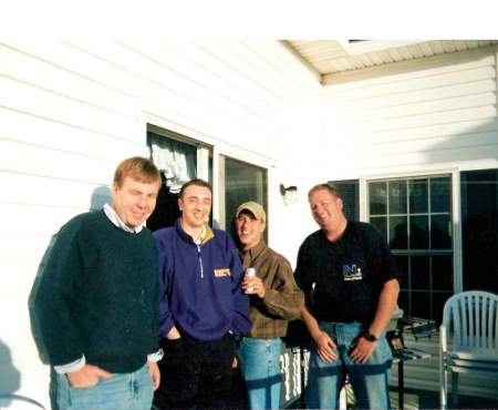Me,Mentor,Ethan and Jeff at beach house