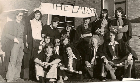 "The Lads" of Rathbone Hall, 1974-5