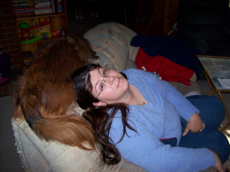 me and my dog March 2007