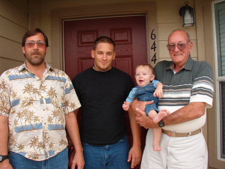 4 Generations of Goodin Men