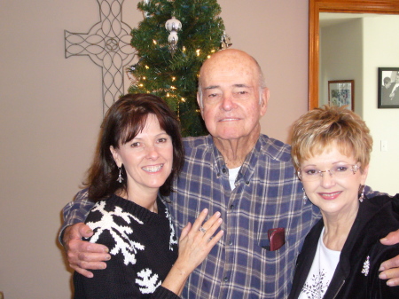 Me, my dad, & sister Dec. 2008(I had the Flu)