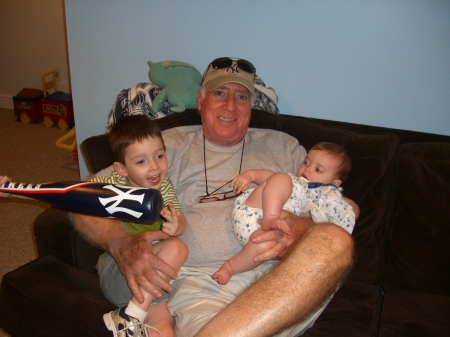 Me and the grandkids.