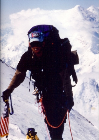 Leading up the West Butree Denali 1993