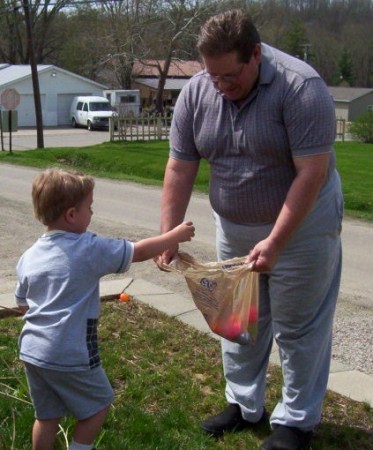 Nickolas and Grampa Easter 2010