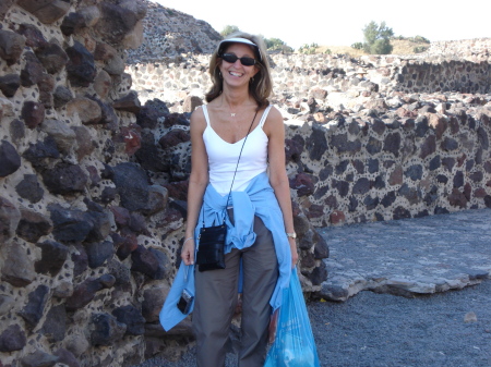 At the Teotihuacan Pyramids in Mexico