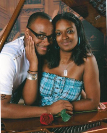 my son  cory and fiance