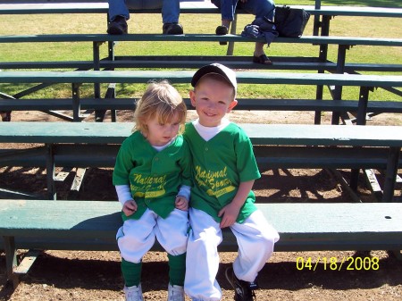 First T-Ball Team " LUGNUTS"