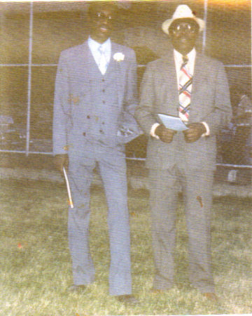 Me and dad at graduation, 1980