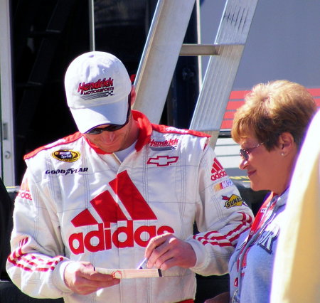 Mom (Rosie) and Dale Earnhardt, Jr.