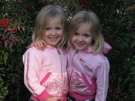 our twin granddaughters