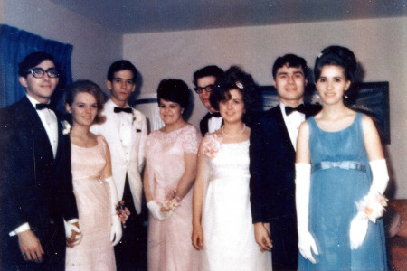 1968 Prom Guests seated at our table