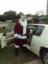 SANTA IN HIS CADDY