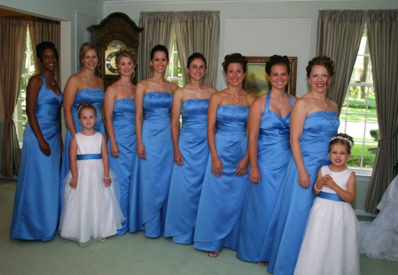 Bride's maids and flower girls