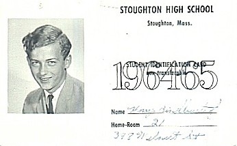 1964 student ID card