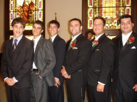 The "Boys" at Chris' Wedding - 2007