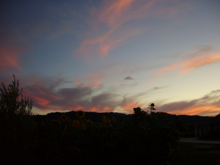 Sunset in Yountville  8/09