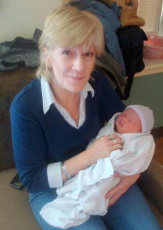 Me and new grandson, Wyatt