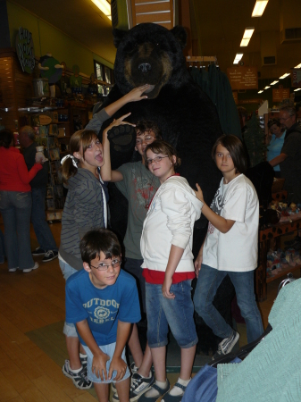 the gang in yosemite valley gift shop