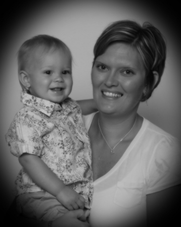 my beautiful daughter and handsome grandson