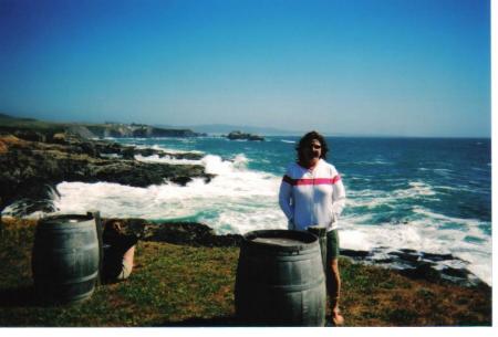 On the beach at Fort Bragg