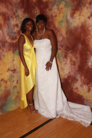 evelyn and daughter at 30 wedding renewal