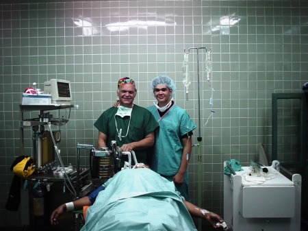 Zach and I in the Andes in the OR passing gass